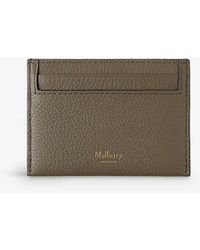 Mulberry - Continental Brand-debossed Leather Card Holder - Lyst