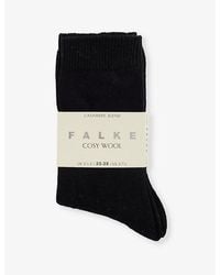 FALKE - Cosy Wool Brand-Print Knit Socks - Lyst
