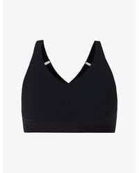 Sweaty Betty - Power Pulse V-Neck Stretch-Woven Sports Bra - Lyst