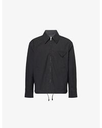 Bottega Veneta - Blouson Relaxed-Fit Cotton Blend Jacket - Lyst