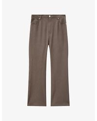 JOSEPH - Tafira Flared-Leg Stretch-Garbadine Trousers - Lyst