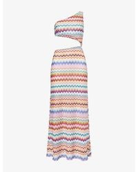 Missoni - Cut-Out Zig-Zag Knitted Cover Up - Lyst