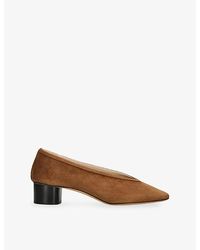 Le Monde Beryl - Luna Heeled Suede Pumps - Lyst
