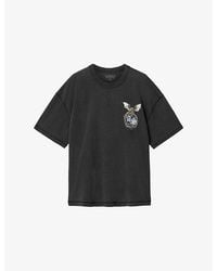 AllSaints - Wyvern Graphic-Print Cotton T-Shirt - Lyst