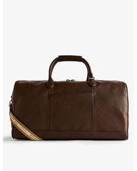 Ted Baker - Kalvin Branded Faux-leather Holdall - Lyst