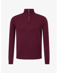 Soft Goat - Regular-Fit Half-Zip Cashmere Jumper - Lyst