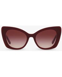 Dolce & Gabbana - Dg4405 Butterfly-frame Acetate Sunglasses - Lyst