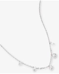 PERSÉE - Danaé 18ct White-gold And 0.41ct Diamond Necklace - Lyst