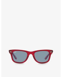 Ray-Ban - Rb2140 Square-frame Acetate Wayfarer Sunglasses - Lyst