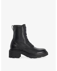Dune - Pion Lace-Up Leather Ankle Boots - Lyst
