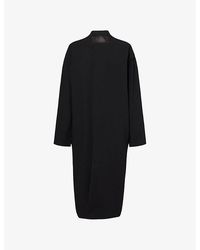 Rick Owens - Relaxed-Fit Island Wool Coat - Lyst