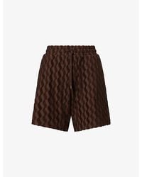 Frescobol Carioca - Augusto Terry Jacquard Cotton-Blend Shorts - Lyst