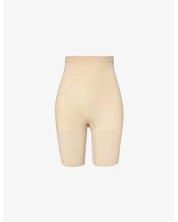 Spanx - Sculpt Seamless Power High-Waisted Mid-Thigh Shorts - Lyst
