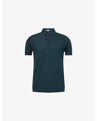 John Smedley - Roth Regular-Fit Cotton-Piqué Polo Shirt - Lyst
