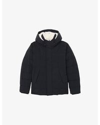 Reiss - Klause Borg-Lined Quilted Puffer Jacket - Lyst