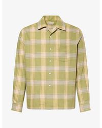 JW Anderson - Checked Relaxed-Fit Cotton Shirt - Lyst