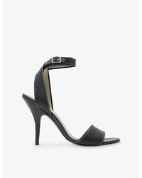 AllSaints - Vera Leather Heeled Sandals - Lyst