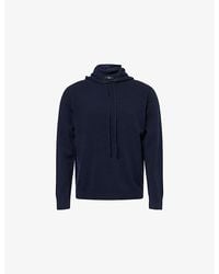 7 For All Mankind - Regular-Fit Knitted Cashmere Hoody - Lyst
