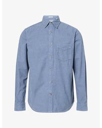 GANT - Garment-Dyed Regular Corduroy Shirt - Lyst