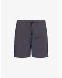 Percival - Rowan Seersucker Swim Shorts - Lyst