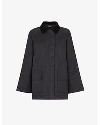 Whistles - Fern Pathc-Pocket Wax-Cotton Jacket - Lyst