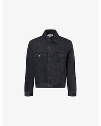 Loewe - Anagram-Embroidery Relaxed-Fit Denim Jacket - Lyst