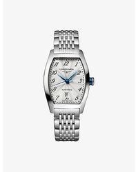 Longines - L2.142.4.73.6 Evidenza Tonneau Stainless-Steel Automatic Watch - Lyst