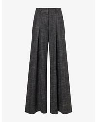ME+EM - Very Wide-Leg Woven Trousers - Lyst