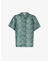 Marané - Las Susana Abstract-print Linen Shirt - Lyst