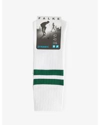 FALKE - Dynamic Stripe-Trim Stretch-Cotton Socks - Lyst