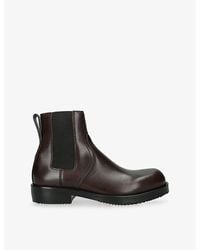 Dries Van Noten - Round-Toe Leather Chelsea Boots - Lyst