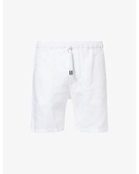 Derek Rose - Vienna Drawstring Linen Shorts - Lyst