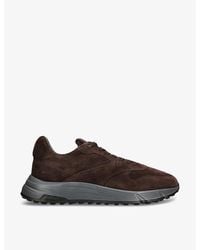Hogan - Hyperlight Branded Suede Low-Top Trainers - Lyst