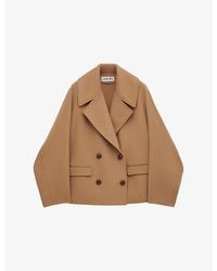 Loewe - Double-Breasted Notched-Collar Wool Jacket - Lyst
