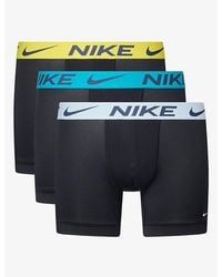 Nike - Essential Micro Pack Of Three Stretch-Jersey Boxer Briefs - Lyst