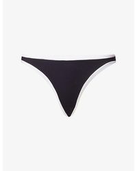 WE Are Tala - Contrast Cheeky Mid-Rise Bikini Bottoms - Lyst