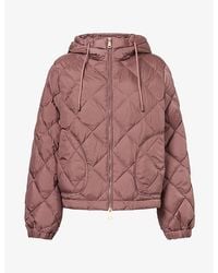 Weekend by Maxmara - Hooded Quilted Shell-Down Jacket - Lyst