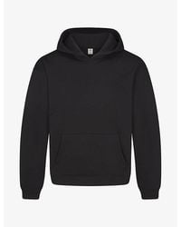 Skims - Fleece Lounge Relaxed Cotton-Jersey Hoody - Lyst