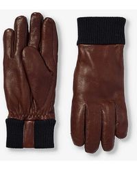 Hestra - Fredrik Rib-cuff Leather Gloves - Lyst