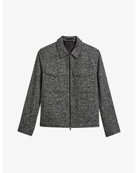 Ted Baker - Pabay Wool-blend Overshirt - Lyst
