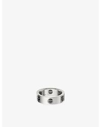 Cartier - Love Classic Model 18Ct And Ceramic Ring - Lyst