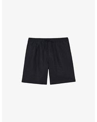 Reiss - Barges Drawstring-Waist Linen Shorts - Lyst