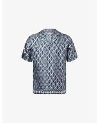 Orlebar Brown - Maitan Printed Silk Shirt - Lyst