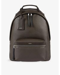 Sandro - Padded Shoulder-Strap Coated-Canvas Backpack - Lyst