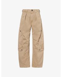 Citizens of Humanity - Flight Baggy-Leg Cotton Trousers - Lyst