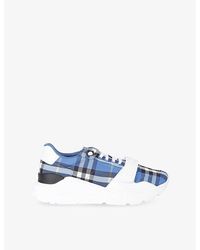 Burberry - New Regis Vintage Check Canvas Trainers - Lyst