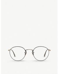 Oliver Peoples - Ov1186 Coleridge Metal And Acetate Round-frame Glasses - Lyst