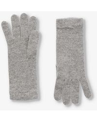 Johnstons of Elgin - Ribbed-cuff Knitted Cashmere Gloves - Lyst