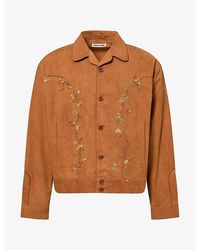 STORY mfg. - Wander Embroidered Cotton Jacket - Lyst