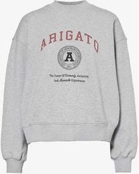 Axel Arigato - University Logo-print Organic-cotton Sweatshirt - Lyst